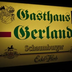 Gasthaus Gerland - Hinweisschild