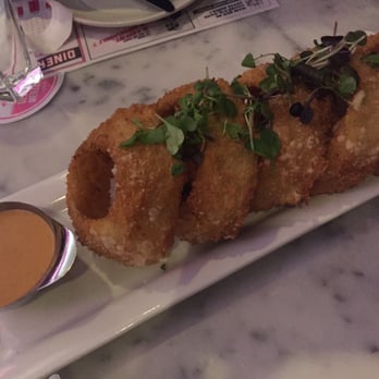 Deville Dinerbar - Coconut onion rings, they are Hugh... Plus the main we ordered just too much... Spent the rest of my night to digest lol - Diners Near Me - Montreal, Quebec Deville Dinerbar - Coconut onion rings, they are Hugh... Plus the main we ordered just too much... Spent the rest of my night to digest lol - Diners Near Me - Montreal, Quebec