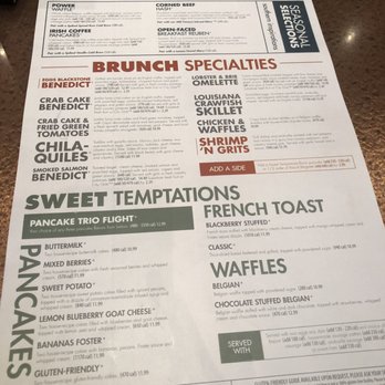 Another Broken Egg Cafe - Menu side 1 - Breakfast & Brunch Near Me - Mountain Brook, Alabama