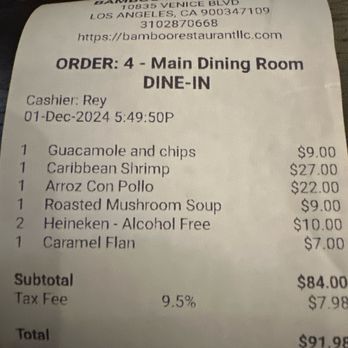 Bamboo Restaurant - Check out - Bars Near Me - Los Angeles, California