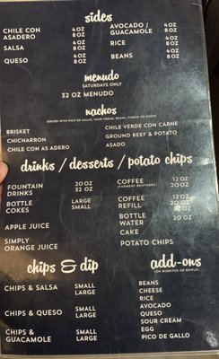 Menu photo 2 Don Tomas Cafe Midland, TX