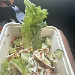 Habit Burger & Grill - Look at the size of this lettuce piece!! This wasn't even the biggest one!