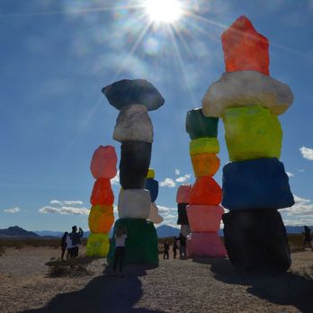 Seven Magic Mountains - Public Art Near Me - Las Vegas, Nevada
