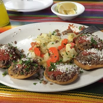 Guatemala Grill - Garnachas plate, couldn't resist before taking the picture - Latin American Near Me - Cathedral City, California Guatemala Grill - Garnachas plate, couldn't resist before taking the picture - Latin American Near Me - Cathedral City, California