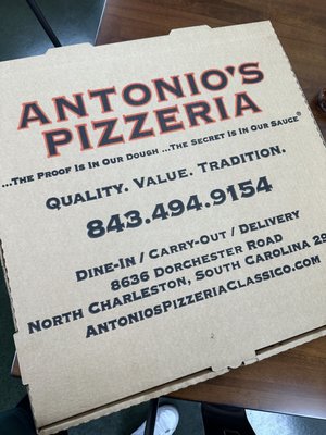 Menu photo 2 Antonio's Pizzeria North Charleston, SC