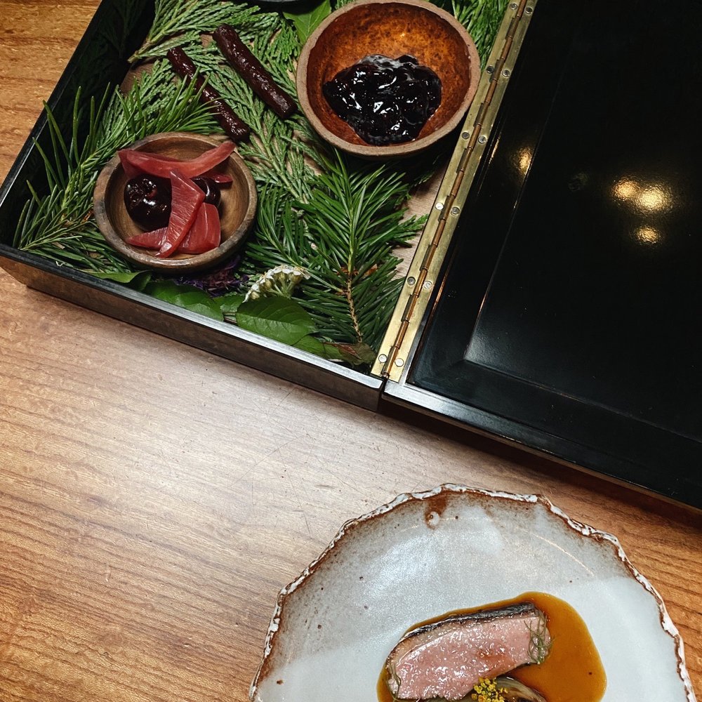 Lazy Bear - Cherry, slim jim, foie - New American Near Me - San Francisco, California