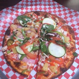 Fully loaded small pizza $6.95 Fully loaded small pizza $6.95