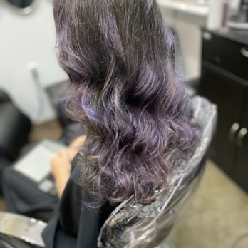 L'Image Studio Salon Suites - First time, I wanted the purple to be subtle and she did amazing! - Hair Salons Near Me - Mansfield, Texas