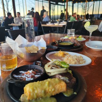Savina’s - Texas Platter and Grilled Skirt Steak in the background - Mexican Near Me - Castle Rock, Colorado