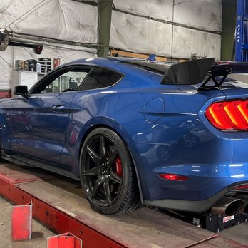 Plus One Tire - They have a low profile rack for ultra sports cars. My ride height is 3.7" inches. - Tires Near Me - Littleton, Colorado
