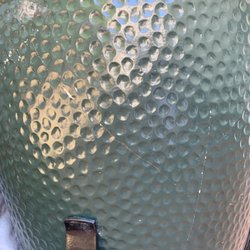 All My Sons Moving & Storage - This is the crack down the entire side of my Green Egg.