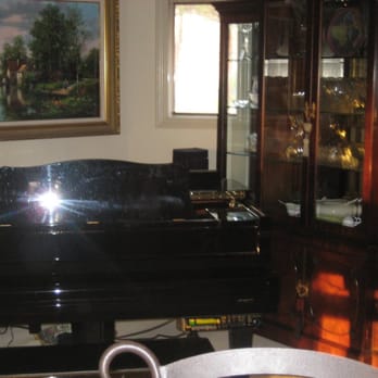 Ernie's Van & Storage - baby grand with china cabinet in back - Self Storage Near Me - Grass Valley, California