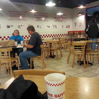 Five Guys - Dinning room - Burgers Near Me - Glen Allen, Virginia