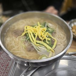Myung Ga Haejangguk - Hot Noodle Soup with Beef Brisket