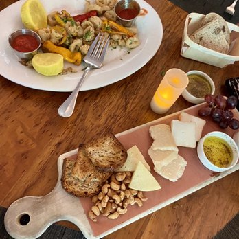Eno Terra - tapas: charcuterie & Grilled Rhode Island Calamari - Italian Near Me - Kingston, New Jersey