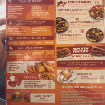 Crab N Spice - Menu - Seafood Near Me - Corona, California
