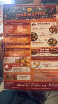 Menu photo 1 Crab N Spice Corona, CA