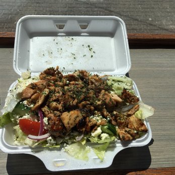 IGreek - a chicken salad in a styrofoam container - Greek Near Me - Bowmanville, Ontario