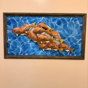 Michaels - Fish art framing project - Arts & Crafts Near Me - San Luis Obispo, California