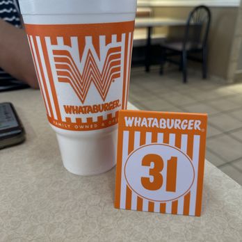 Whataburger - Medium drink - Burgers Near Me - Spring Branch, Texas