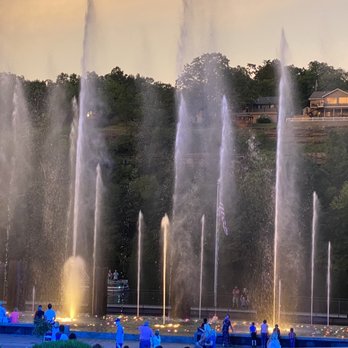 The Branson Landing - More photos from water/light show - Shopping Centers Near Me - Branson, Missouri