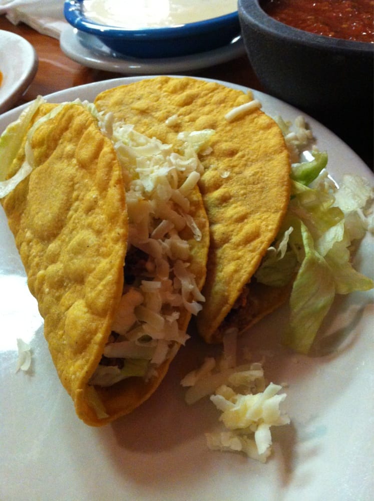 Order Two Beef Tacos, Rice And Beans food online from El Puente store, Nixa on bringmethat.com
