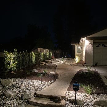 Epic Landscape - a pathway leading to a house at night - Landscaping Near Me - Moorpark, California Epic Landscape - a pathway leading to a house at night - Landscaping Near Me - Moorpark, California