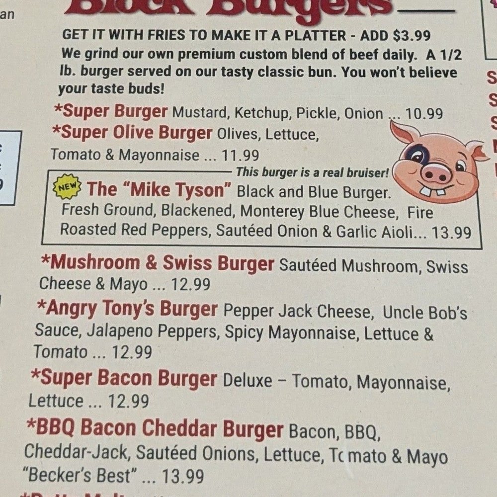 Tony's I-75 Restaurant - Burgers from the menu - Diners Near Me - Birch Run, Michigan Tony's I-75 Restaurant - Burgers from the menu - Diners Near Me - Birch Run, Michigan