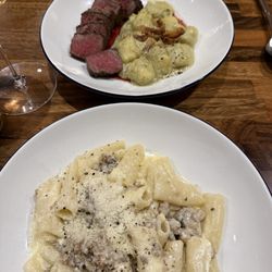 Dominico - Rigatoni with spicy sausage and gnocchi with waygu