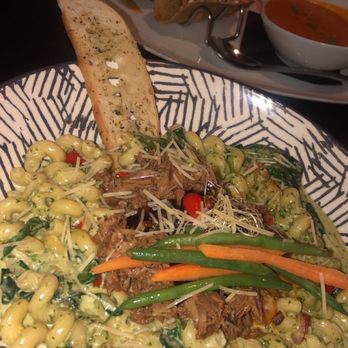 Draft Gastropub - pesto pasta, with brisket instead of chicken - Gastropubs Near Me - Appleton, Wisconsin