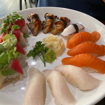 Sushi Tsuki - Eel, salmon, super white tuna and jalapeño roll - Japanese Near Me - Schaumburg, Illinois Sushi Tsuki - Eel, salmon, super white tuna and jalapeño roll - Japanese Near Me - Schaumburg, Illinois