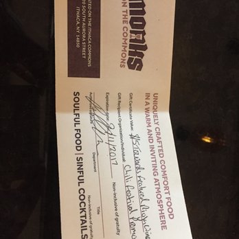 Monks On The Commons - Be aware! This certificate is only for the Red Rioja Wine! If you order any of the other Rioja wine you will be charged without notice. - Cocktail Bars Near Me - Ithaca, New York Monks On The Commons - Be aware! This certificate is only for the Red Rioja Wine! If you order any of the other Rioja wine you will be charged without notice. - Cocktail Bars Near Me - Ithaca, New York