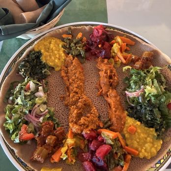 Abyssinia Restaurant  - Vegetarian Special - Ethiopian Near Me - Anaheim, California