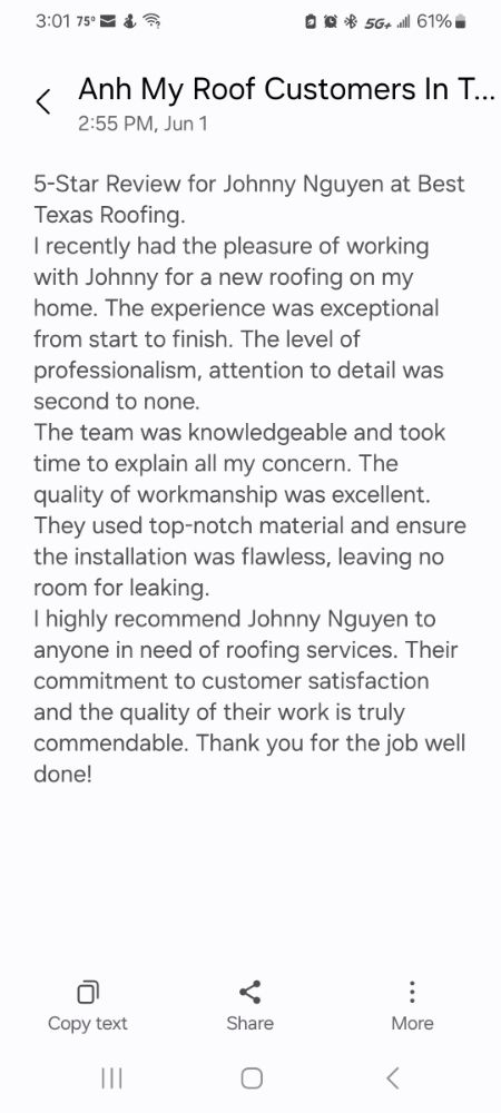 Slide of Best Texas Roofing &Construction