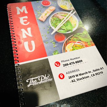 The Pho - Menu - Vietnamese Near Me - Stockton, California The Pho - Menu - Vietnamese Near Me - Stockton, California