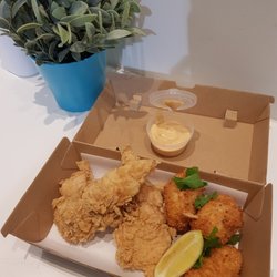 Chick Chick Boom - Chicken Tenders & Mac and Cheese Croquettes