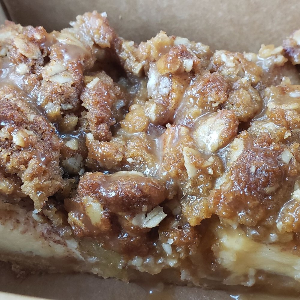 Bar-Q - Caramel Apple Cheesecake Bar - Southern Near Me - Norfolk, Virginia Bar-Q - Caramel Apple Cheesecake Bar - Southern Near Me - Norfolk, Virginia
