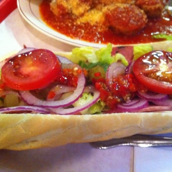 Dino's Cafe - The Italian's Italian sub.  This thing is wicked good. - Italian Near Me - Boston, Massachusetts