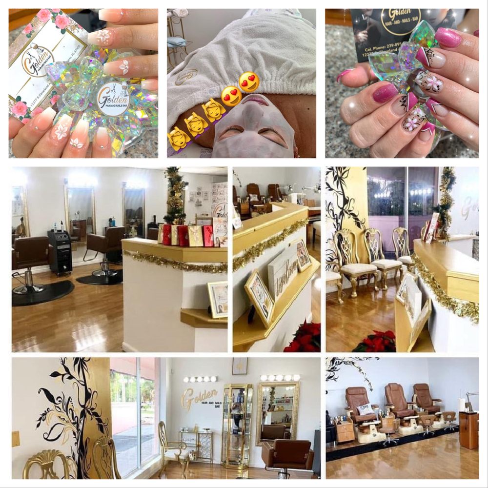 GOLDEN HAIR & NAILS BAR 84 Photos 12377 S Cleveland Ave, Fort Myers