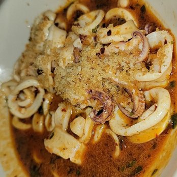 Doc Ponds - Calamari -tomato type flavor. Was ok - Bars Near Me - Stowe, Vermont