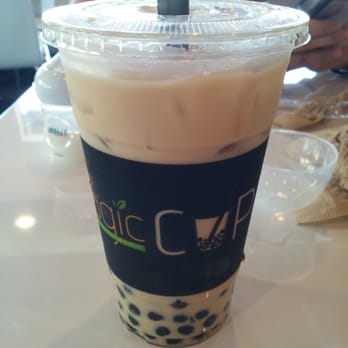 Magic Cup - Jasmine Milk Tea with Boba - Coffee & Tea Near Me - Houston, Texas