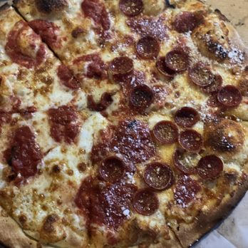 Anthony's Coal Fired Pizza & Wings - Half thick cut pepperoni - Pizza Near Me - Mount Laurel, New Jersey Anthony's Coal Fired Pizza & Wings - Half thick cut pepperoni - Pizza Near Me - Mount Laurel, New Jersey