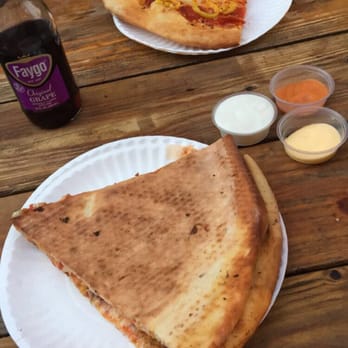 Mikey's Late Night Slice - Cheezus Crust-- pizza on pizza with a layer of cheese in the middle.. Order it if you're not scared. - Pizza Near Me - Columbus, Ohio
