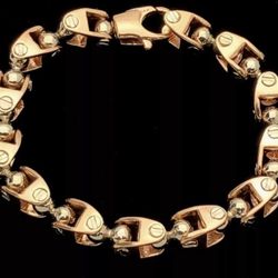WE Mowrey - Solid 14k gold bracelet