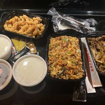 Big Boss - Pork fried rice, sesame chicken (sauce on side!) and Mongolian Beef - Chinese Near Me - Atlanta, Georgia Big Boss - Pork fried rice, sesame chicken (sauce on side!) and Mongolian Beef - Chinese Near Me - Atlanta, Georgia