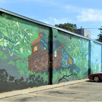 Treehouse mural - Treehouse by FAB Crew 2014 - Public Art Near Me - Indianapolis, Indiana Treehouse mural - Treehouse by FAB Crew 2014 - Public Art Near Me - Indianapolis, Indiana