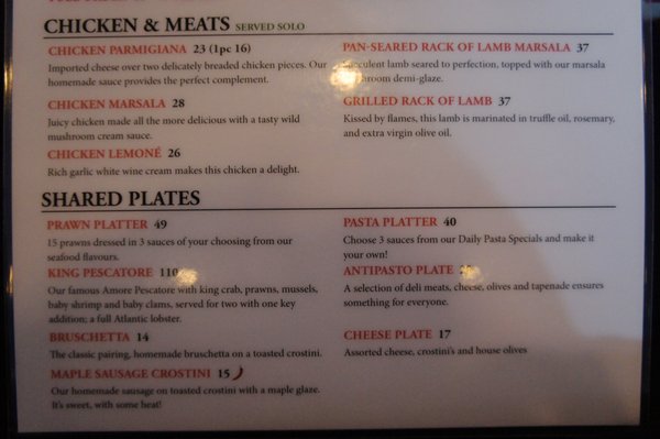 Menu photo 5 Cafe Amore Bistro Edmonton, AB