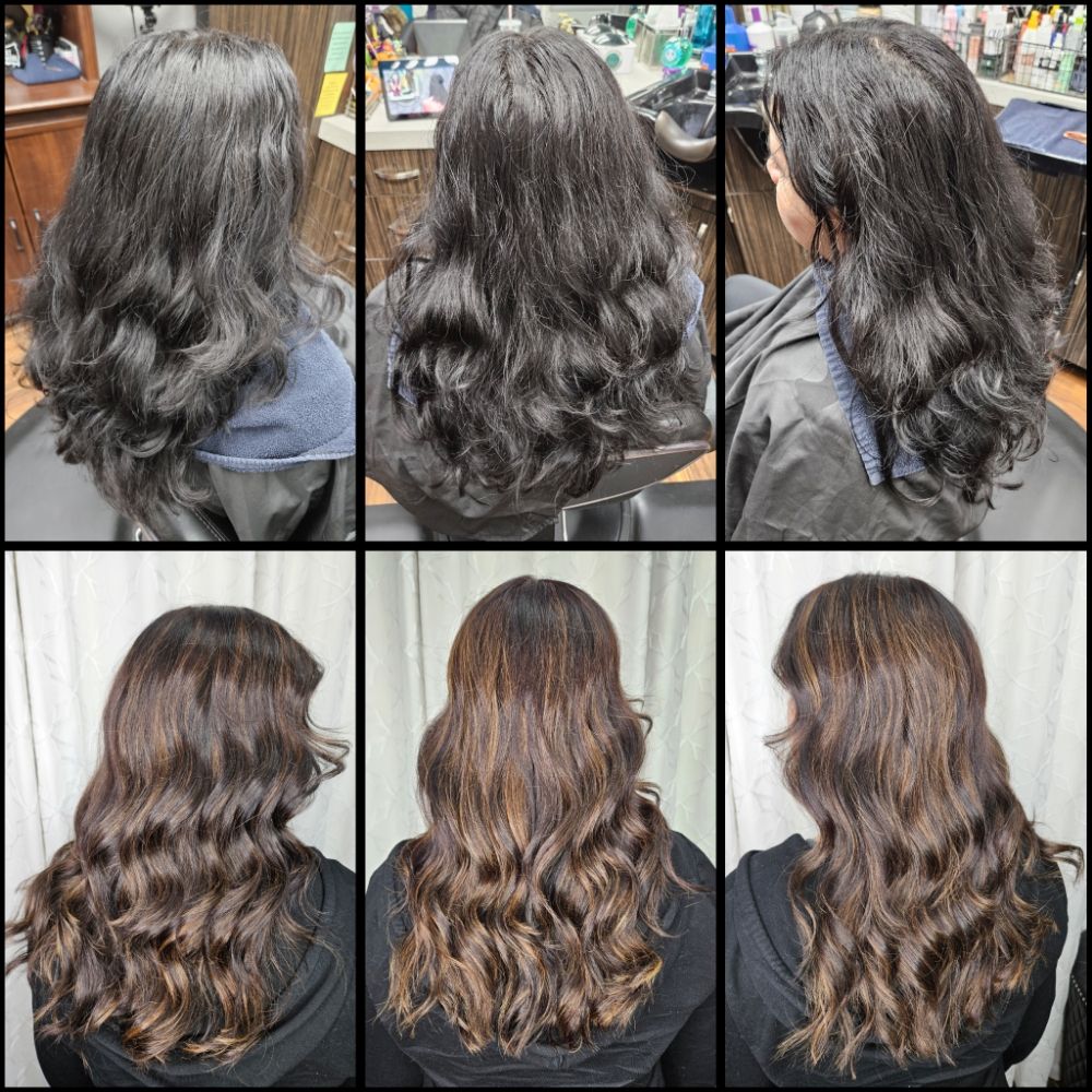 Potion & Shears With Hairology Logo
