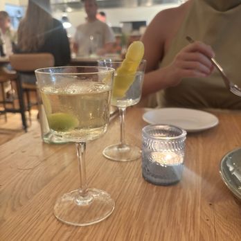 Baia - Dirty Vodka Martini and Dry Gin Martini - Italian Near Me - St. Louis, Missouri