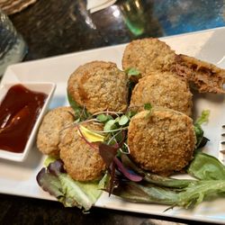 Chow at One Eighteen - BBQ brisket bites